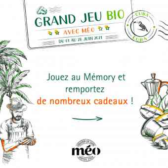 Les Cafés Méo lancent leur Grand Jeu Bio !